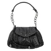 Star by Julien Macdonald - Black Studded Shoulder Bag