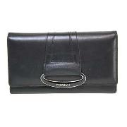 Fiorelli - Black Tri Fold Tab Purse