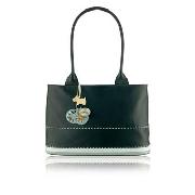 Radley - Black with Blue Stitch Tote Bag