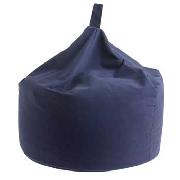 Debenhams - Blue Brushed Cotton Bean Bag