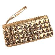 Red Herring - Bronze Large Gem Clutch Bag