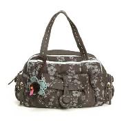 Nica - Brown Floral Print Grab Bag