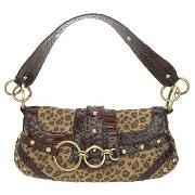 Star by Julien Macdonald - Brown Leopard Print Shoulder Bag