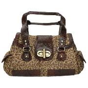 Star by Julien Macdonald - Brown Leopard Print Tote Bag