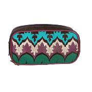 Nica - Chocolate Embossed Make Up Bag