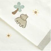 Rocha.Little Rocha - Cream Embroidered Duvet and Pillow Case Cot Set