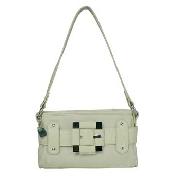 Fiorelli - Cream with Snake Effect Buckle Shoulder Bag