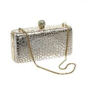 Star by Julien Macdonald - Gold Mock Snake Skin Box Bag