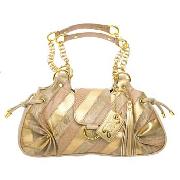 Star by Julien Macdonald - Gold Snakeskin Stripe Shoulder Bag