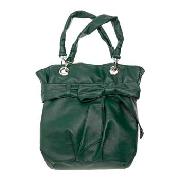 Red Herring - Green Large Bow Tote Bag
