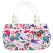 Butterfly by Matthew Williamson - Light Blue Floral Print Tote Bag