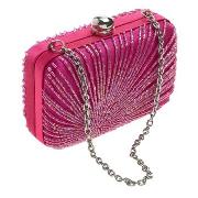 Star by Julien Macdonald - Pink Beaded Hard Cased Box Bag