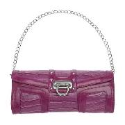 Star by Julien Macdonald - Pink Croc Design Clutch Bag