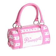 Pineapple - Pink Stripe Barrel Bag