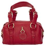 J Jeans by Jasper Conran - Red Buckle Handle Bowling Bag