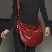 Red Herring - Red Cross Body Bag with Heart Charms