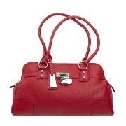 J by Jasper Conran - Red Padlock Detail Shoulder Bag