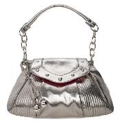 John by John Richmond - Silver Coloured Chain Shoulder Bag