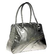 Pineapple - Silver Coloured Metallic Bowling Bag