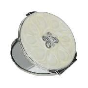 Debenhams - Silver Swirl Compact Mirror