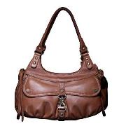 Modalu - Tan Large Double Handle Shoulder Bag