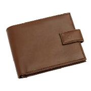 Jeff Banks - Tan Smooth Tab Wallet