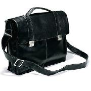 Next - Black Leather Briefcase