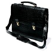 Next - Crocodile Style Leather Briefcase