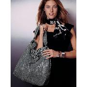 Next - Silver Metallic Jewelled Underarm Bag