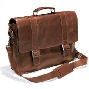 Next - Tan Casual Leather Briefcase