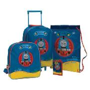 Next - Thomas the Tank Engine Four Piece Trolley Case and Bag Set