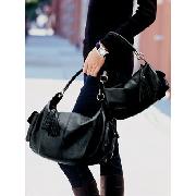 Next - Black Mini Leather Hobo Bag